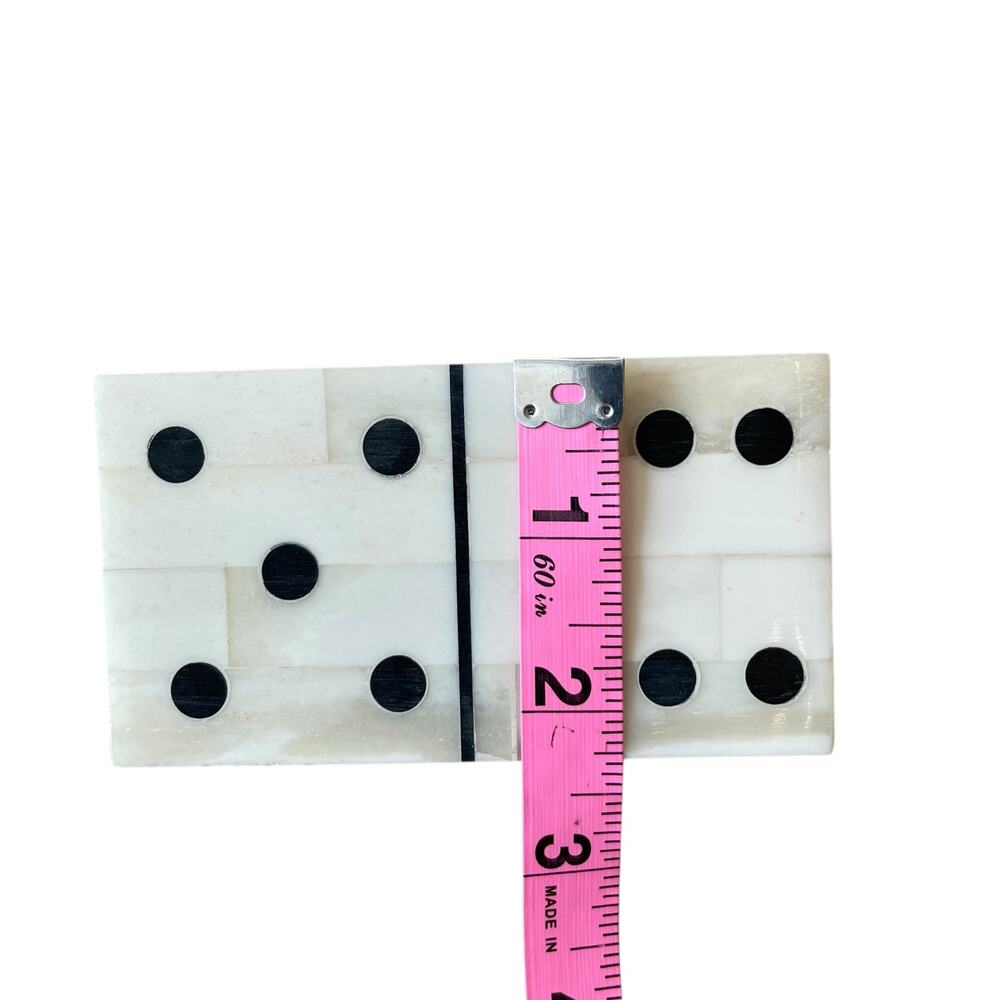 Perry Ellis x MELA ARTISANS 28pc Handcrafted Bone Inlay Domino Game Set NEW - Picture 12 of 16